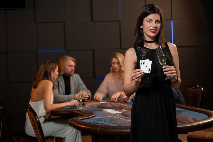 Antarmuka permainan live dealer Pretty Gaming di platform bunga99